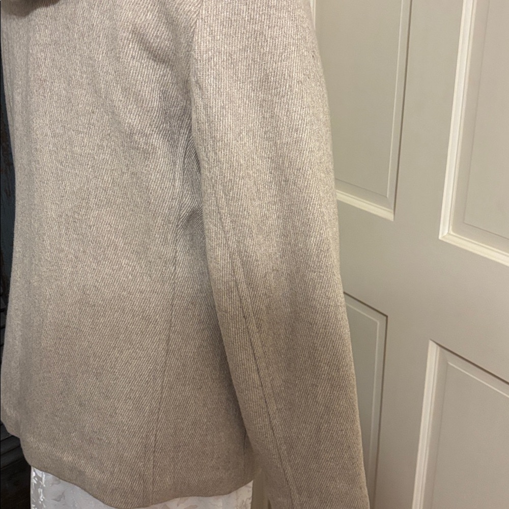 🐿️GAP HEATHERED TWILL HOODED JACKET! - Picture 5 of 8